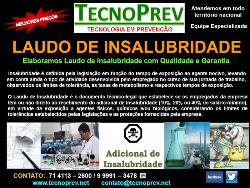 TECNOPREV - Consultoria em Segurança do Trabalho e Meio Ambiente