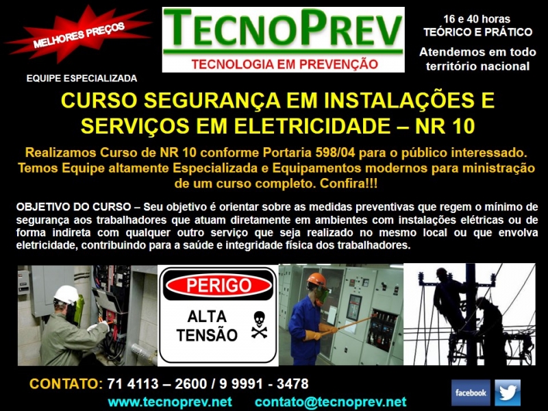 TECNOPREV - Consultoria em Segurança do Trabalho e Meio Ambiente