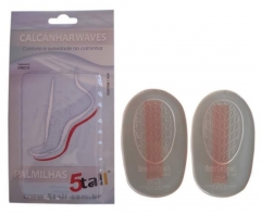 Calcanheira waves feminina em silicone gel