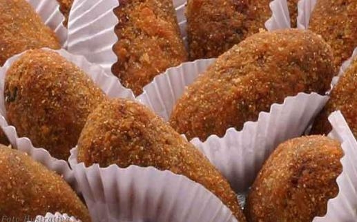 Salgados Croquetes de Bacalhau