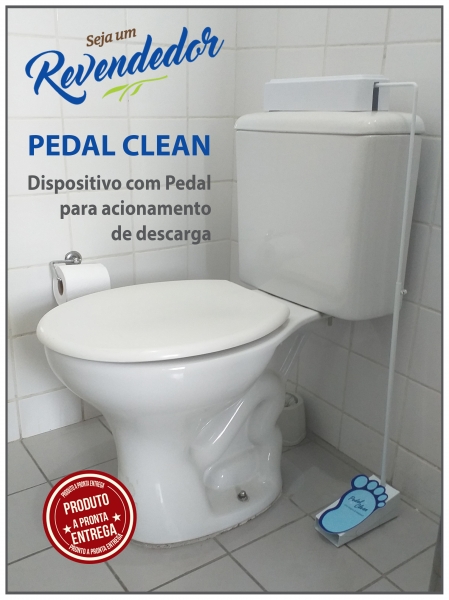 Pedal Clean -  Dispositivo de descarga acionado com os ps