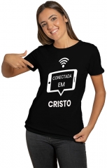 Camiseta conectada em cristo