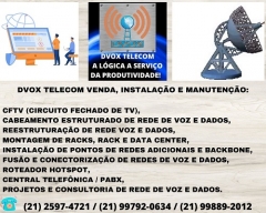 Foto 7 cabeamento estruturado Óptico e metálico no Rio de Janeiro - Dvox Telecom