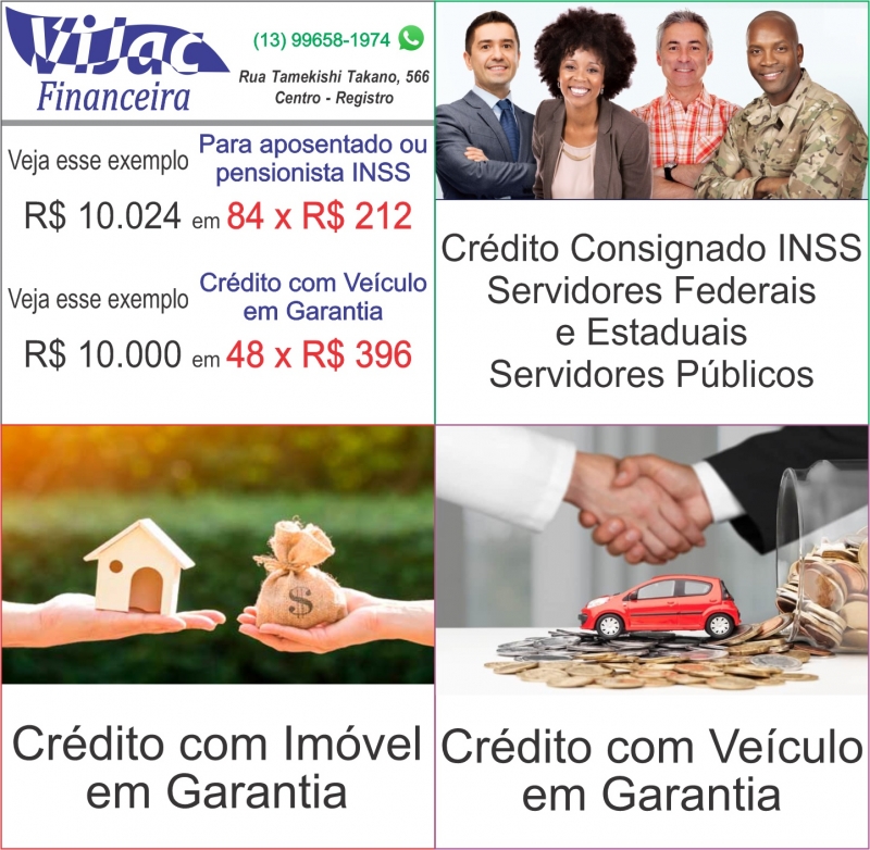 Vijac Financeira em Registro.