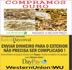 Compramos ouro - transferncia western union - vijac