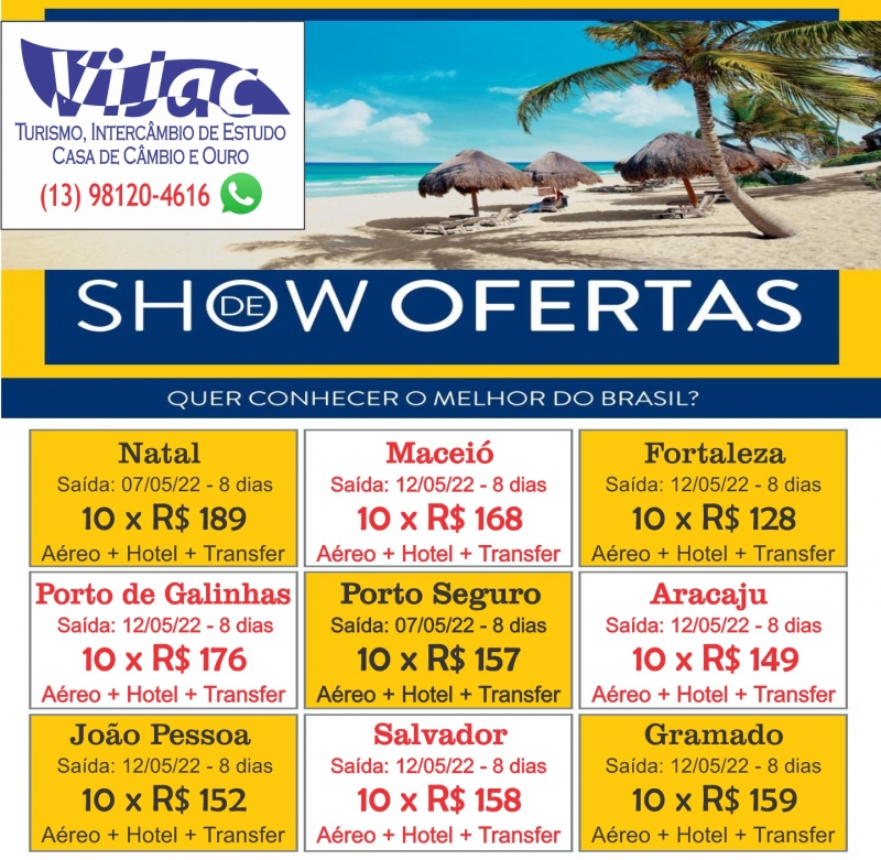 Show de Ofertas CVC e Vijac Turismo