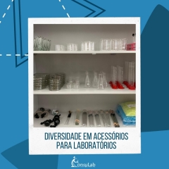 Diversidade em acessórios para laboratórios