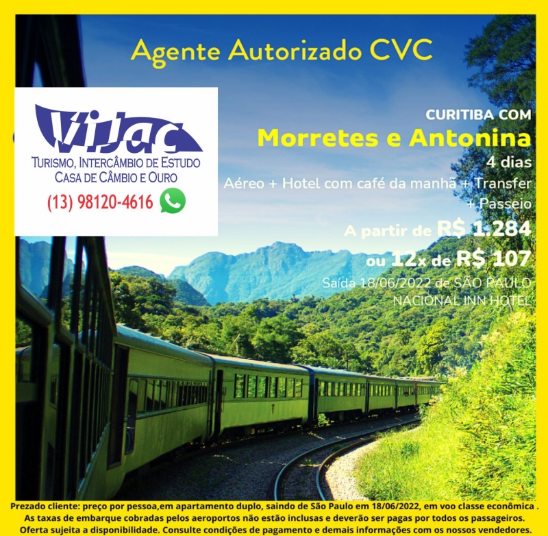 As melhores promoções são com a Vijac Turismo no Vale do Ribeira. Cobrimos orçamentos. Entre em contato conosco para mais Informações.   #valedoribeira #viagemdossonhos #viagemeturismo #cicloturismo #cvc #disney #ecoturismo #enoturismo #realizandosonhos #luademel #msc #praia #turismo #turismobrasil #turismodeaventura #viagensincriveis #viajar #viajarépreciso #viajarfazbem #viaje #intercambio #formatura #dicadeviagemvijac #turismovijac #euvoudevijac #vijac #vijactravelrock #vijacturismo #vijacintercambiodeestudo #vijacviagemdeformatura