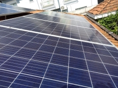 Módulos fotovoltaicos instalados pela energysp energia solar