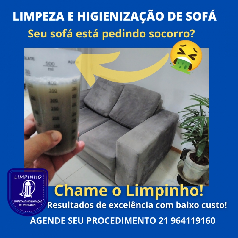 Limpinho - Limpeza, Higienização e Impermeabilização de Estofados