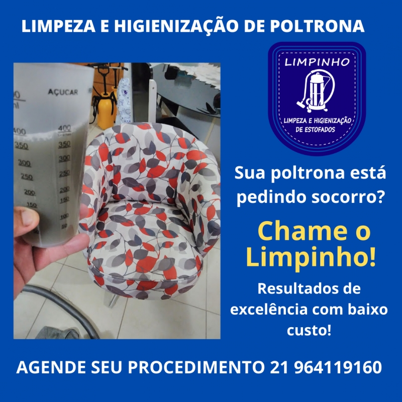 Limpinho - Limpeza, Higienização e Impermeabilização de Estofados