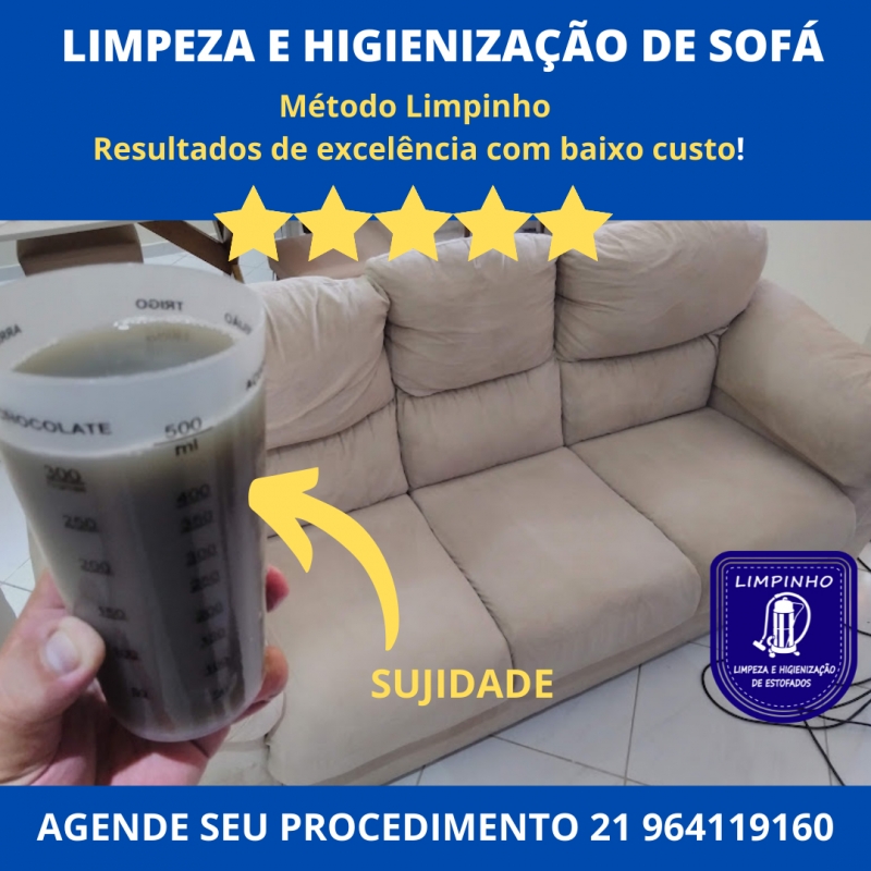 Limpinho - Limpeza, Higienização e Impermeabilização de Estofados