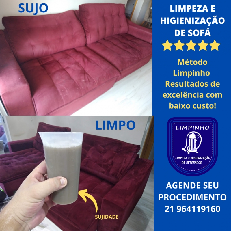 Limpinho - Limpeza, Higienização e Impermeabilização de Estofados