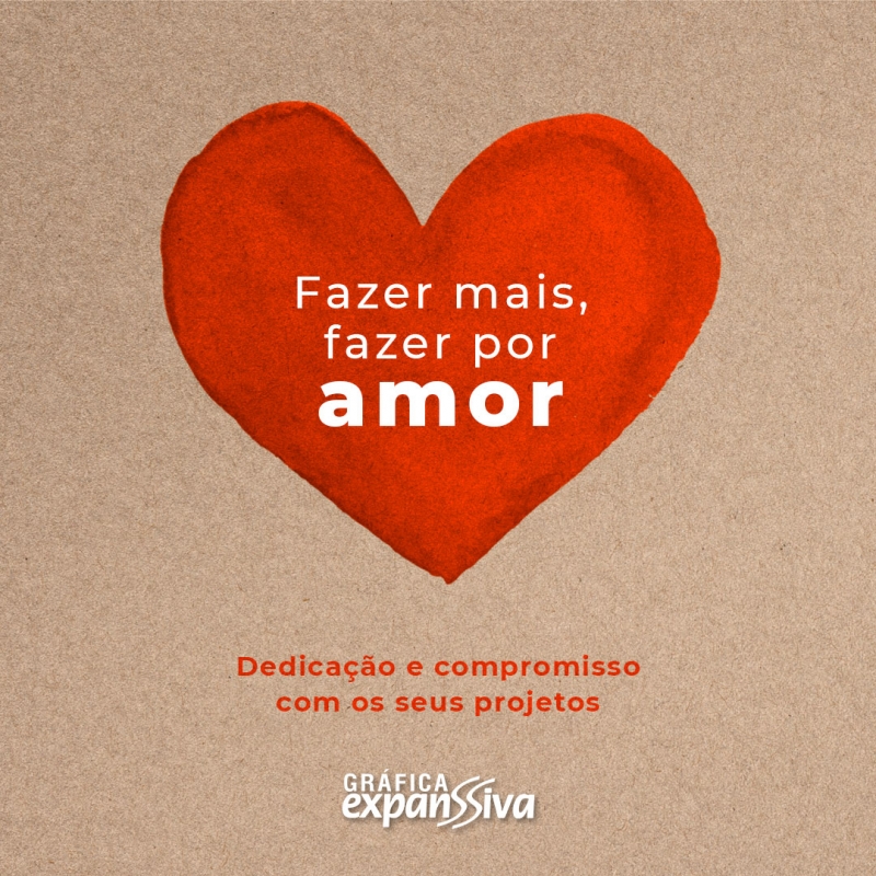 Trabalho sério feito com amor.