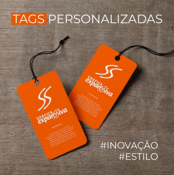 Tags e Cartelas Personalizadas.