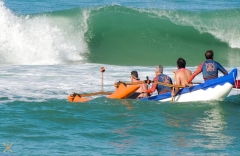 Clube kanaloa rio canoa havaiana esporte a remo surf turismo- recreio - foto 2