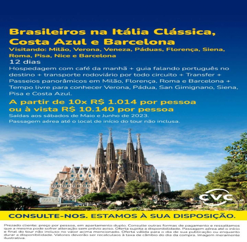 Aqui você fica por dentro de todas as promoções. Tenha uma Viagem Inesquecível e Sem Gastar Muito. Entre em contato conosco para mais Informações.  #valedoribeira #viagemdossonhos #viagemeturismo #cicloturismo #cvc #disney #ecoturismo #enoturismo #realizandosonhos #luademel #msc #praia #turismo #turismobrasil #turismodeaventura #viagensincriveis #buser #viajarépreciso #viajarfazbem #viaje #intercambio #formatura #dicadeviagemvijac #turismovijac #euvoudevijac #vijac #vijactravelrock #vijacturismo #vijacintercambiodeestudo #vijacviagemdeformatura