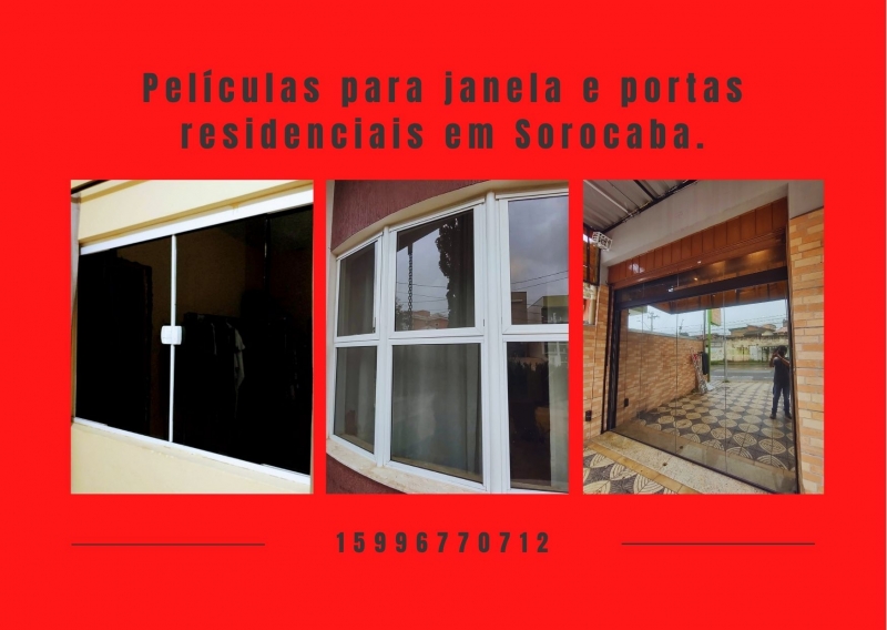 Película residencial em sorocaba