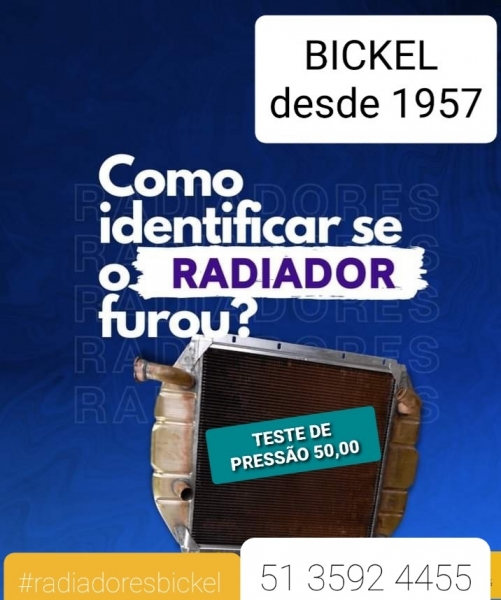 RADIADORES BICKEL PEÇAS E SERVIÇOS DESDE 1957