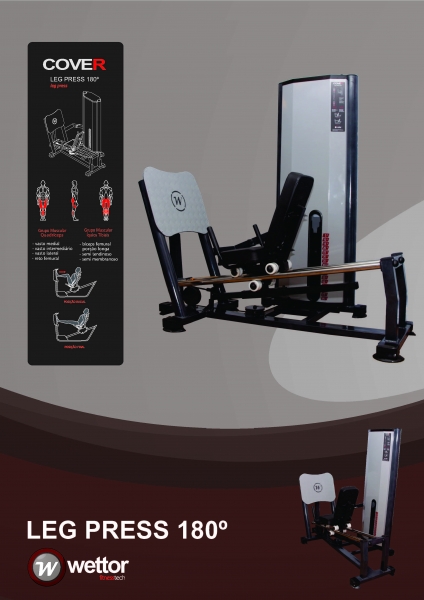 Leg Press 180 (Horizontal) | Mais informações em www.wettorfitness.com.br 