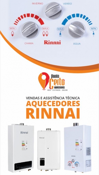 Vendas e Assistência Técnica Rinnai