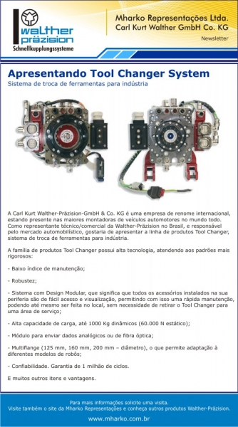 Tool Changer _ Trocador de Ferramentas para robôs_descritivo técnico