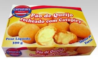 Petisco de Po Queijo Recheado com Catupiry