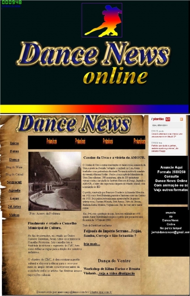 Site Criado para Jornal Dance News  http://www.jornaldancenews.xpg.com.br/