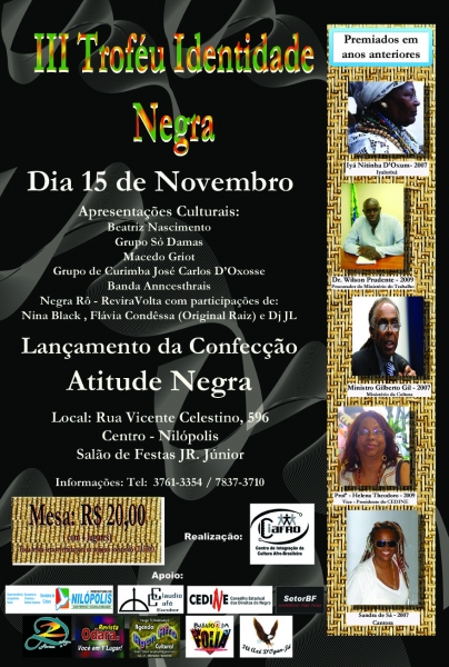 Cartaz criado Para Ong Ciafro