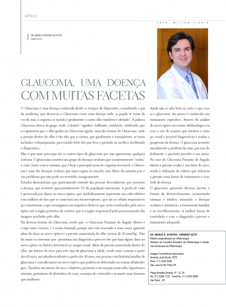 Ala Vip - Dr Marco Olyntho - Glaucoma doença de muitas facetas
