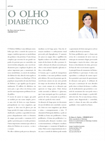 Ala Vip - Dr Marco Olyntho - O Olho Diabetico