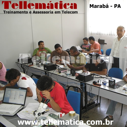 Aula prática - curso manutenção celular - Marabá - Pará