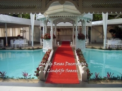 Mar de rosas decorações - casamento cerimônia e recepção