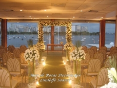 Mar de rosas decorações - casamento cerimônia e recepção