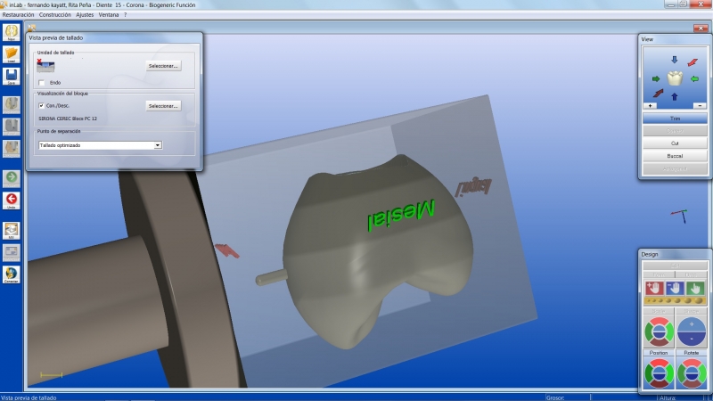 Bloco cerâmico a ser usinado em sua perfeição por torno computadorizado