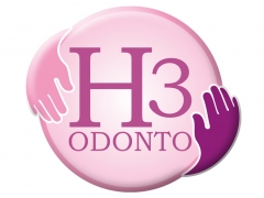 Logomarca h3 odonto