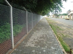 área protegida com alambrado