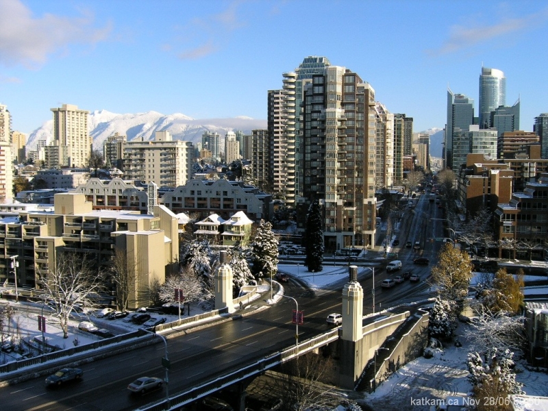 Intercâmbio High School: Vancouver Snowfall Canadá (foto/image)
