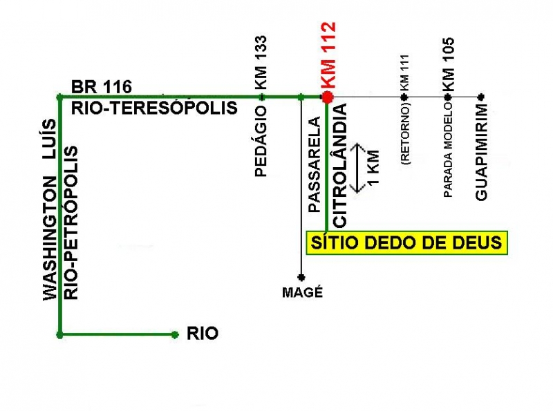 50 minutos do Rio - Km 112 da Estrada Rio-Teresopolis - Bairro CITROLANDIA