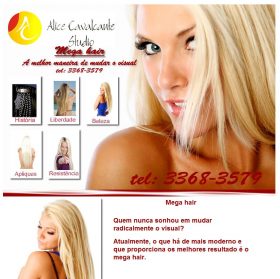 Studio Alice Cavalcante(Alongamento - Aplique -Mega Hair)