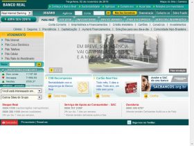 Caixa Eletrônico Banco Real Bingo Pamplona