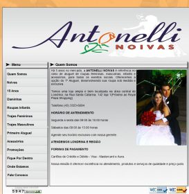 Antonelli Noivas - Aluguel de Roupas Em Geral