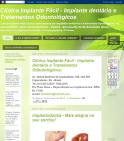 Consultorio Dentario Copacabana Rj -Implante Dentario Parcelado