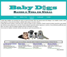 Baby Dogs Banho e Tosa Em Geral